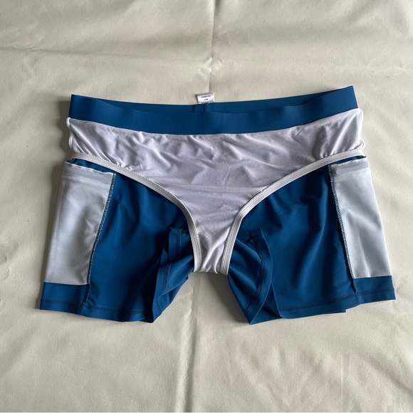 Beach diva Women's Blue Athletic Shorts - Picture 6 of 8